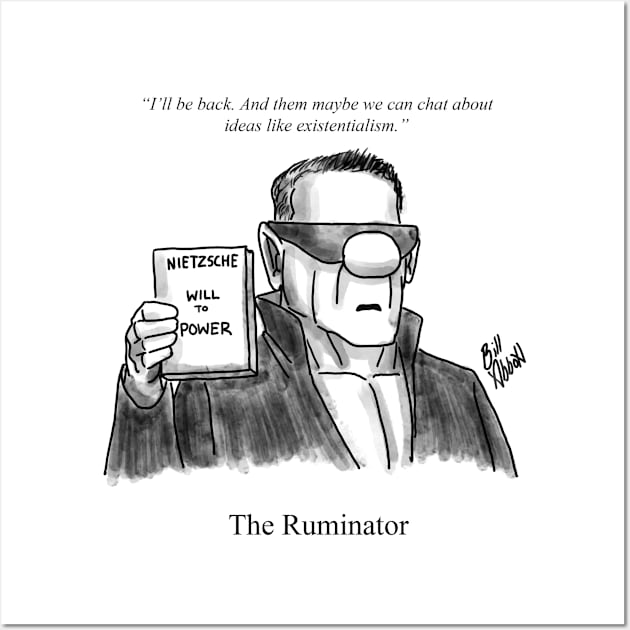 Classic The Ruminator Cartoon Wall Art by abbottcartoons